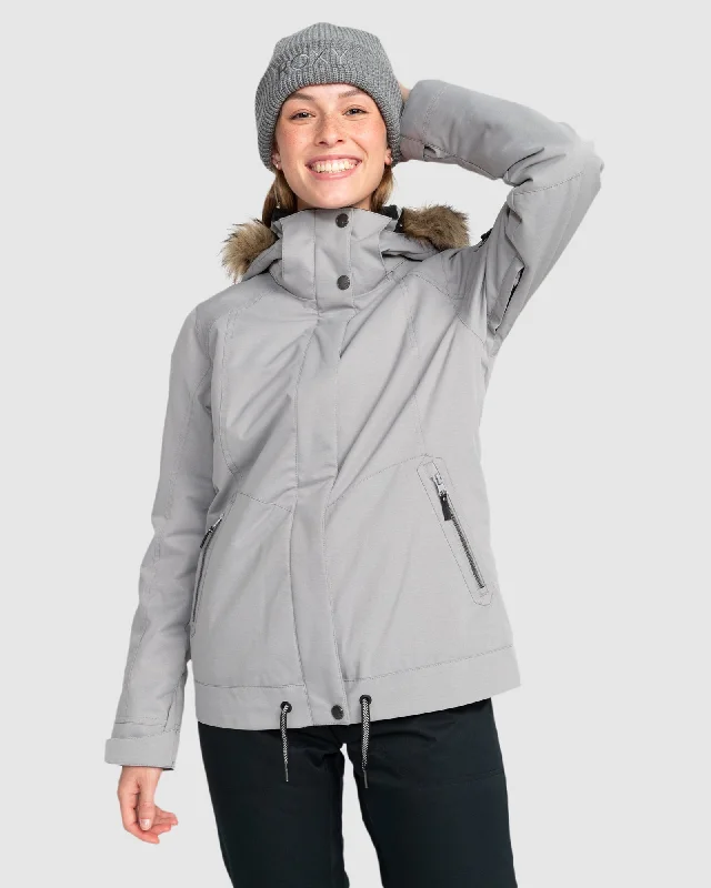Womens Meade Snow Jacket Faux Fur Jacket Real Fur Jacket Shearling Jacket