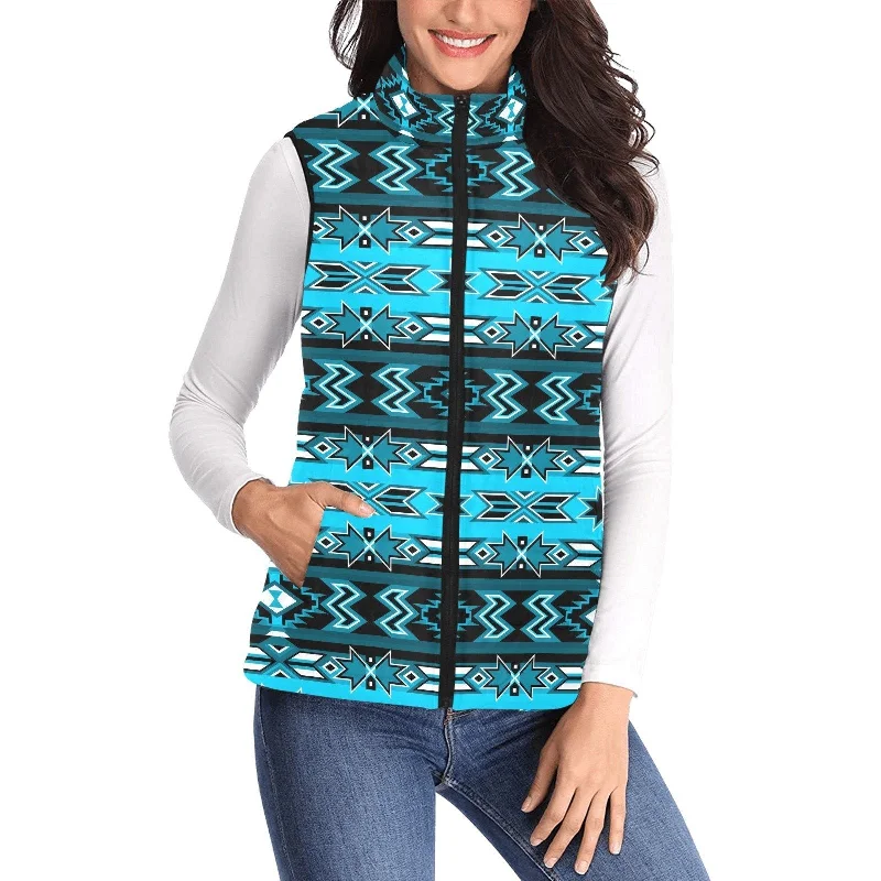 Northern Journey Women's Padded Vest Jacket Ribbed Jacket Pleated Jacket Ruffled Jacket Northern Journey Women's Padded Vest Jacket Ribbed Jacket Pleated Jacket Ruffled Jacket