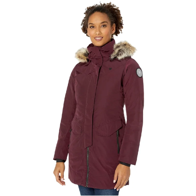 Obermeyer Women's Sojourner Down Jacket Knit Fabric Woven Fabric Fleece Fabric