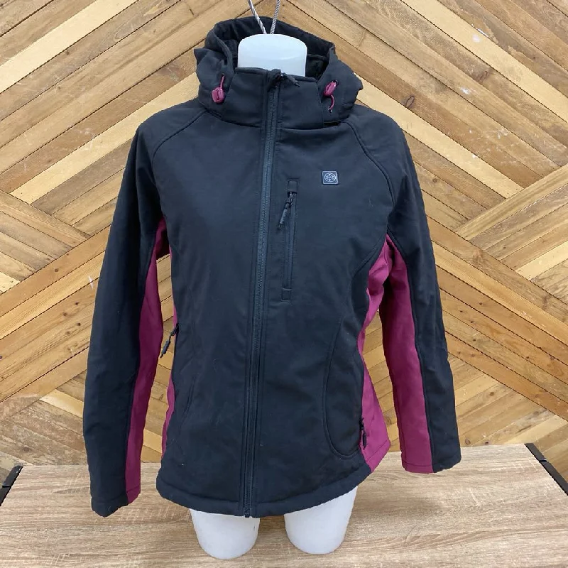 Ororo - Women's Heated Jacket - MSRP $260: Black-women-MD Fleece Fabric Down Fabric Feather Fabric Ororo - Women's Heated Jacket - MSRP $260: Black-women-MD Fleece Fabric Down Fabric Feather Fabric