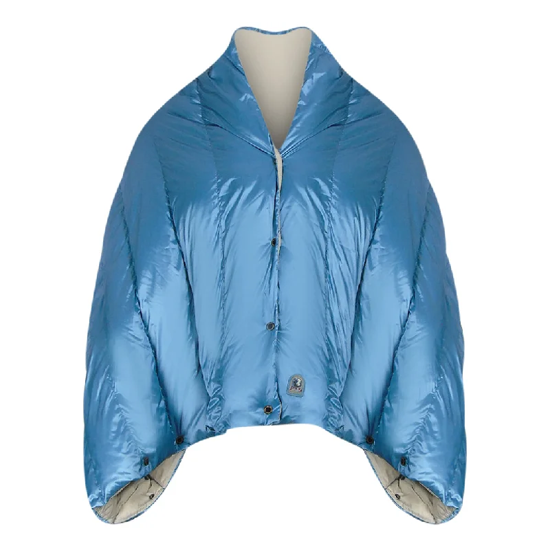 Parajumpers Sheen Cape Blue Down Jacket  Striped Jacket Polka Dot Jacket Floral Jacket