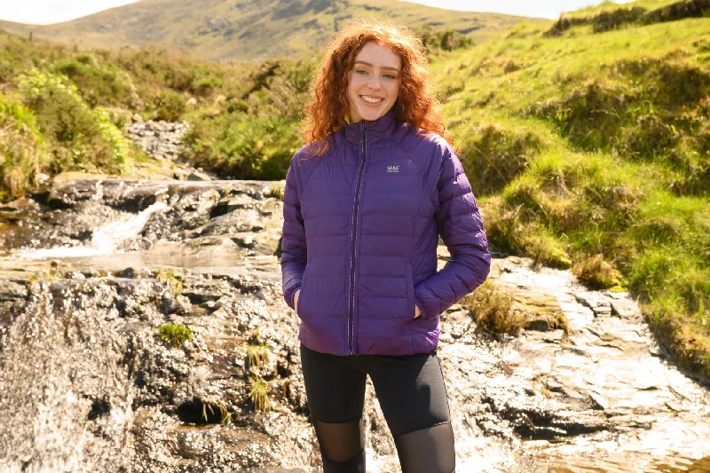 Polar - Womens Reversible Down jacket - Yellow Grape Knit Fabric Woven Fabric Fleece Fabric Polar - Womens Reversible Down jacket - Yellow Grape Knit Fabric Woven Fabric Fleece Fabric