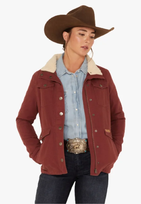 Powder River Womens Sherpa Lined Collar Military Jacket Rayon Jacket Velvet Jacket Corduroy Jacket Powder River Womens Sherpa Lined Collar Military Jacket Rayon Jacket Velvet Jacket Corduroy Jacket