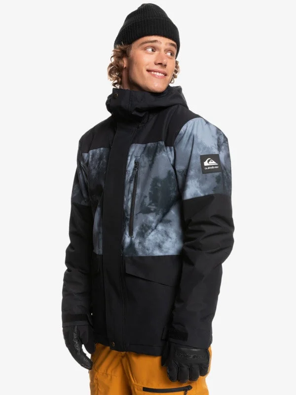 Quiksilver Mission Block Snow Jacket 2023 Bomber Jacket Anorak Windbreaker