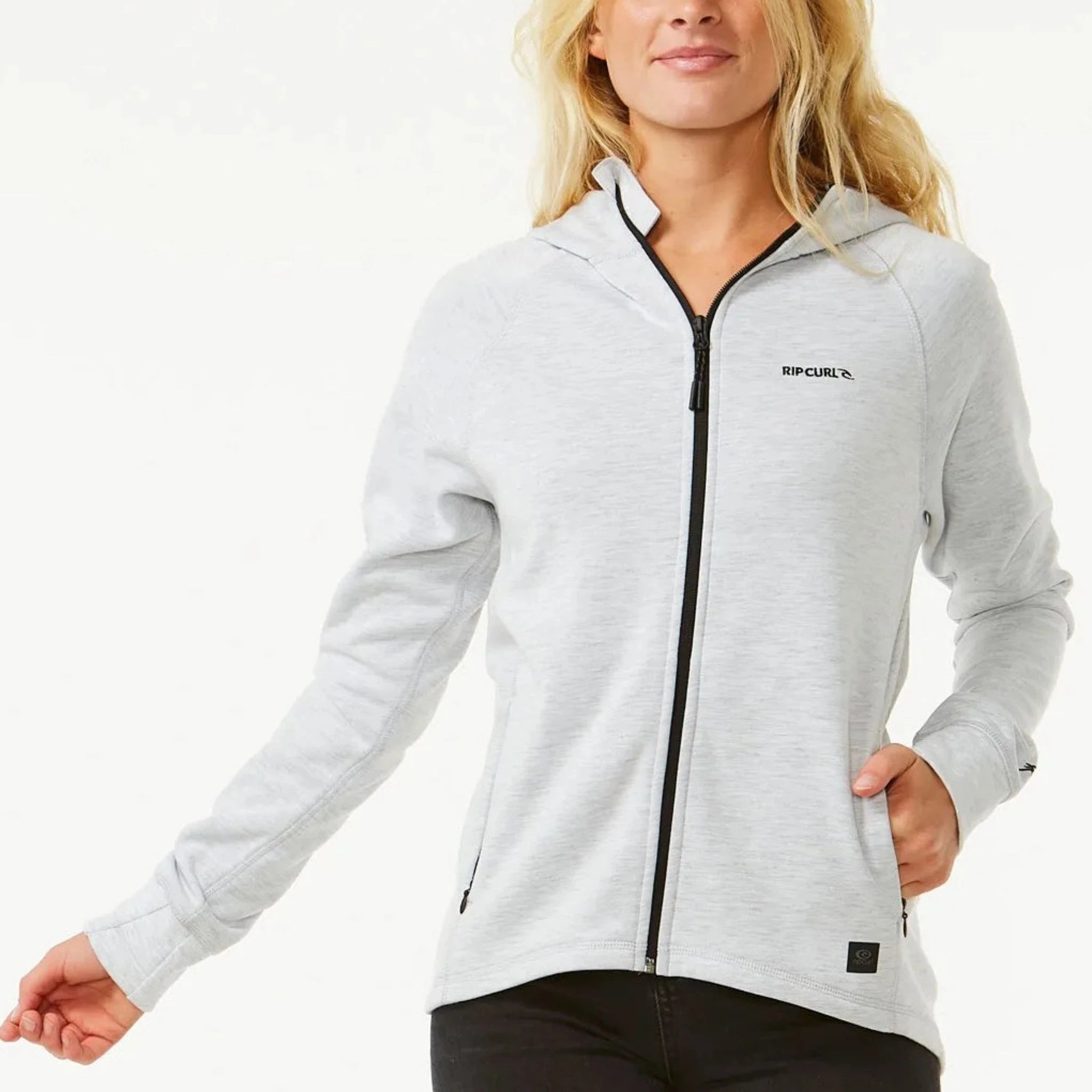 Rip Curl Anti-Series Flux III Zip Through Jacket - Light Grey Heather Herringbone Jacket Checkered Jacket Solid Jacket Rip Curl Anti-Series Flux III Zip Through Jacket - Light Grey Heather Herringbone Jacket Checkered Jacket Solid Jacket