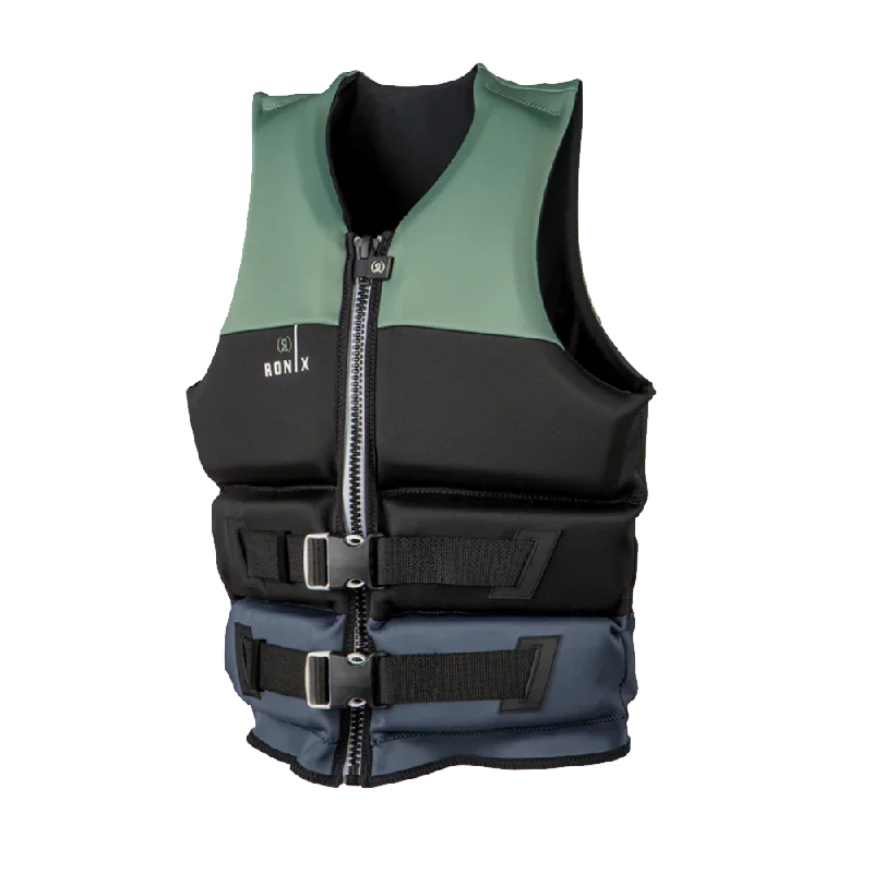 Ronix Avalon Womens CGA Life Jacket Boat Neck Shawl Collar Notched Collar