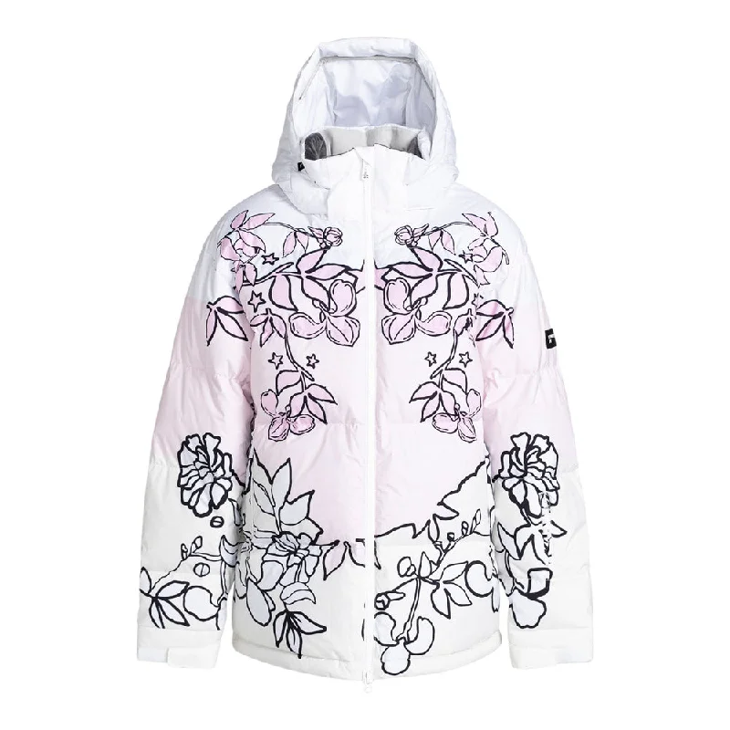 Roxy X Rowley Puffer Snowboard Jacket - Womens Bomber Jacket Anorak Windbreaker