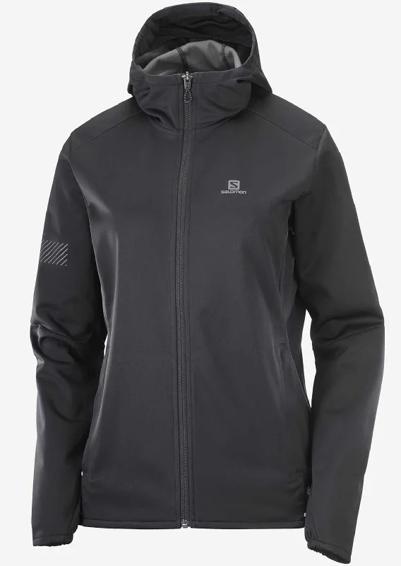 Salomon Women's Gore-Tex Shell Jacket Snapped Jacket Toggled Jacket Drawstring Jacket