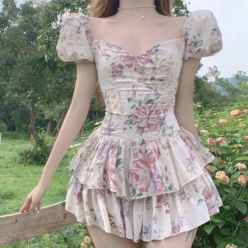 Sexy Party Mini Dresses Summer 2021 Ladies Print Puff Sleeve Club Outfits for Women Cute Bodycon Kawaii Beach Vintage Dress Boho Fashionable Polka Dot Mini Dress Sexy Party Mini Dresses Summer 2021 Ladies Print Puff Sleeve Club Outfits for Women Cute Bodycon Kawaii Beach Vintage Dress Boho Fashionable Polka Dot Mini Dress
