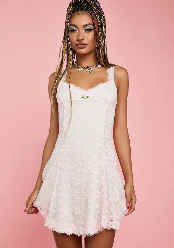Social Butterfly Mini Dress Classic Solid Mini Dress