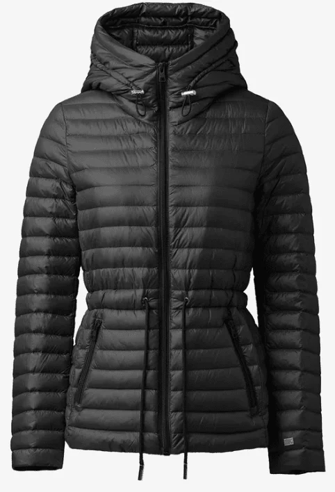 Soia & Kyo Women's Ayleen Sustainable Slim-Fit Ultra-Lightweight Down Jacket With Hood Hooded Jacket Caped Jacket Shawl Collar Jacket Soia & Kyo Women's Ayleen Sustainable Slim-Fit Ultra-Lightweight Down Jacket With Hood Hooded Jacket Caped Jacket Shawl Collar Jacket