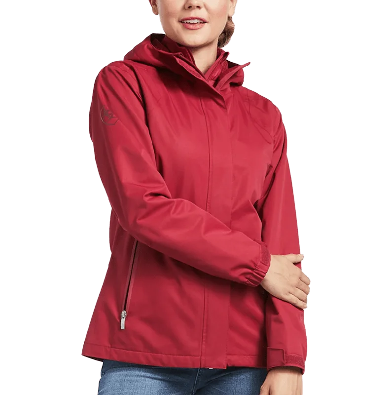 Ariat Women's Spectator Red Bud Long Sleeve Waterproof Jacket Stand-Up Collar Roll-Neck Collar Turtle Neck Ariat Women's Spectator Red Bud Long Sleeve Waterproof Jacket Stand-Up Collar Roll-Neck Collar Turtle Neck