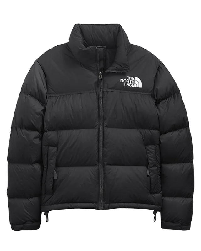 The North Face Women's 1996 Retro Nuptse Jacket - Recycled TNF Black Satin Jacket Silk Jacket Chiffon Jacket The North Face Women's 1996 Retro Nuptse Jacket - Recycled TNF Black Satin Jacket Silk Jacket Chiffon Jacket