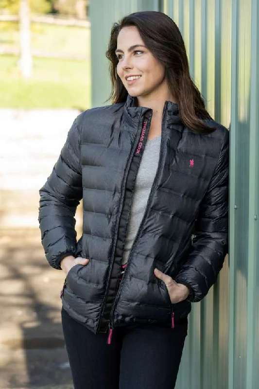Thomas Cook Ladies Oberon Down Jacket Zip Front Button Front Snap Front