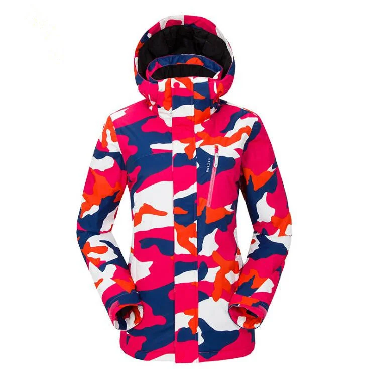 VECTOR Colorful Snowboard Jacket for Women Chenille Fabric Brocade Fabric Lace Fabric VECTOR Colorful Snowboard Jacket for Women Chenille Fabric Brocade Fabric Lace Fabric
