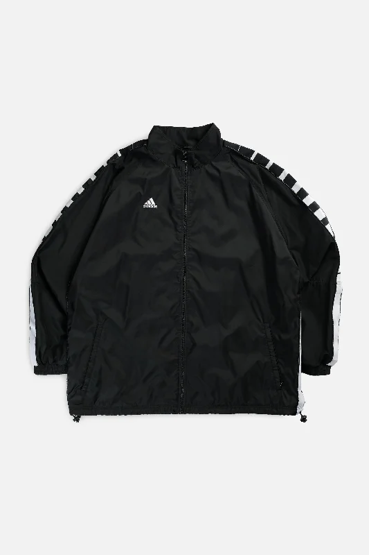 Vintage Adidas Windbreaker Jacket - XXL Satin Fabric Silk Fabric Chiffon Fabric