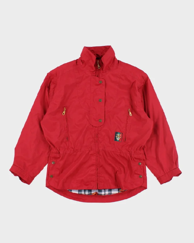 Vintage Women's Sunic Tapered Rain Jacket - M Fleece Jacket Down Jacket Parka