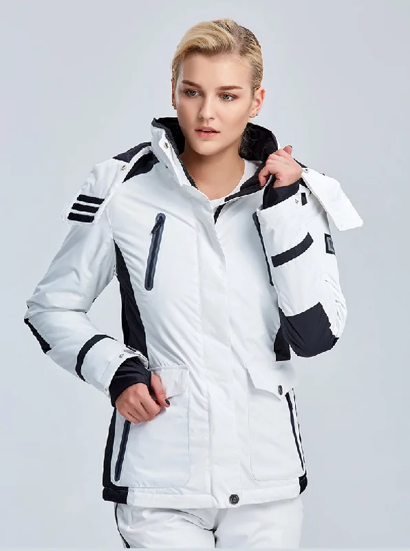 WHS Water-Resistant Fully Seam Sealed Ski Jacket Bomber Jacket Anorak Windbreaker