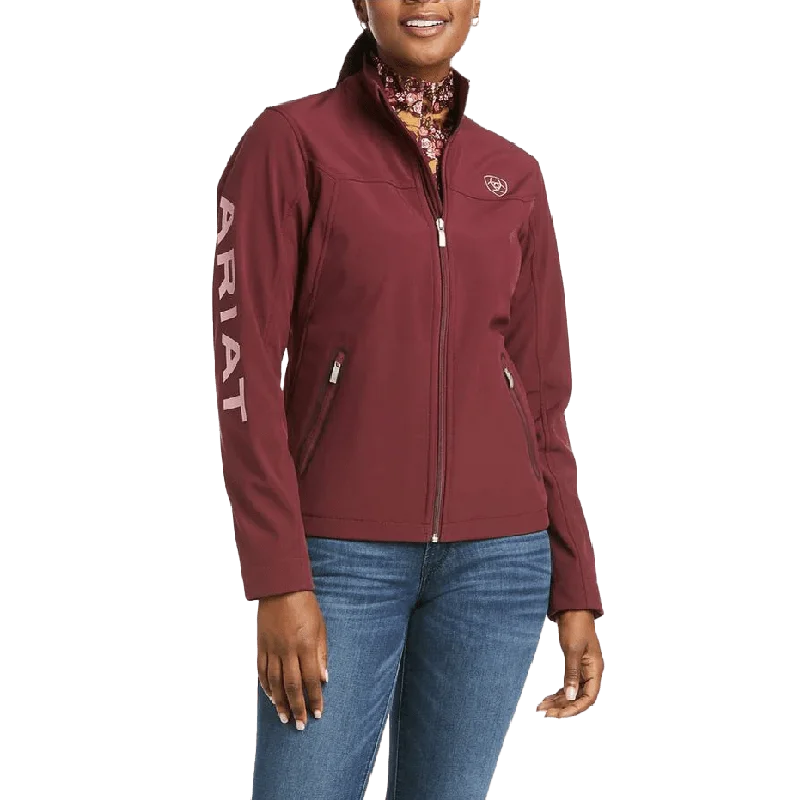 Ariat Women's Softshell Windsor Wine Jacket Anorak Shell Jacket Lightweight Jacket