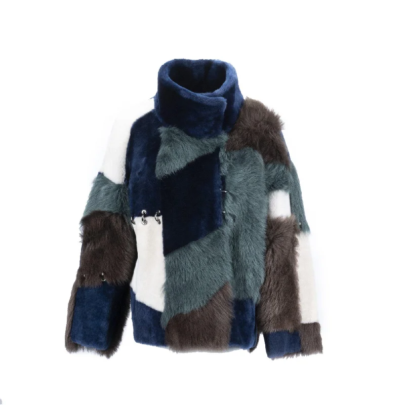 Knox Jacket - Women's Shearling Jacket Knit Jacket Woven Jacket Fleece Jacket