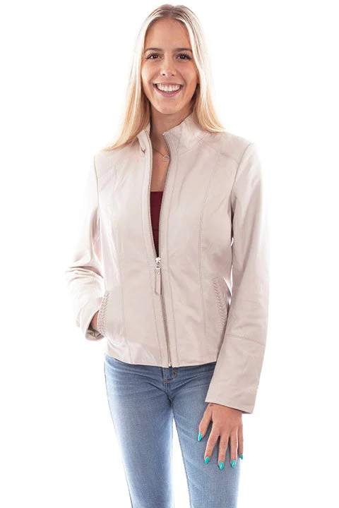Women's Leather Jacket Collection: Scully Classic Stand Up Collar Cotton Jacket Linen Jacket Terry Jacket Women's Leather Jacket Collection: Scully Classic Stand Up Collar Cotton Jacket Linen Jacket Terry Jacket