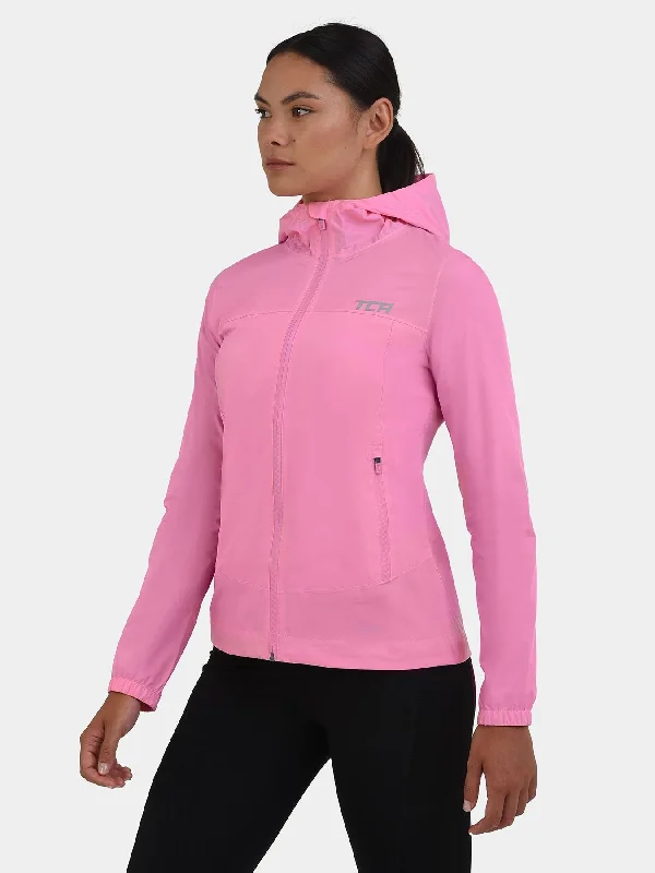 AirLite 2.0 Hooded Waterproof Rain Jacket For Women With Side & Internal Zip Pockets & Reflective Strips Quilted Jacket Puffer Jacket Insulated Jacket AirLite 2.0 Hooded Waterproof Rain Jacket For Women With Side & Internal Zip Pockets & Reflective Strips Quilted Jacket Puffer Jacket Insulated Jacket