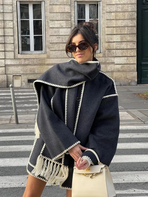 Cozylicious Short oversized sweater coat for women | winter sweater jacket | women's Cardigan Sweater Coat Jacket Blazer Coat