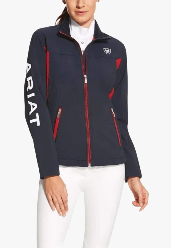 Ariat Womens Team Softshell Jacket Cardigan Sweater Pullover