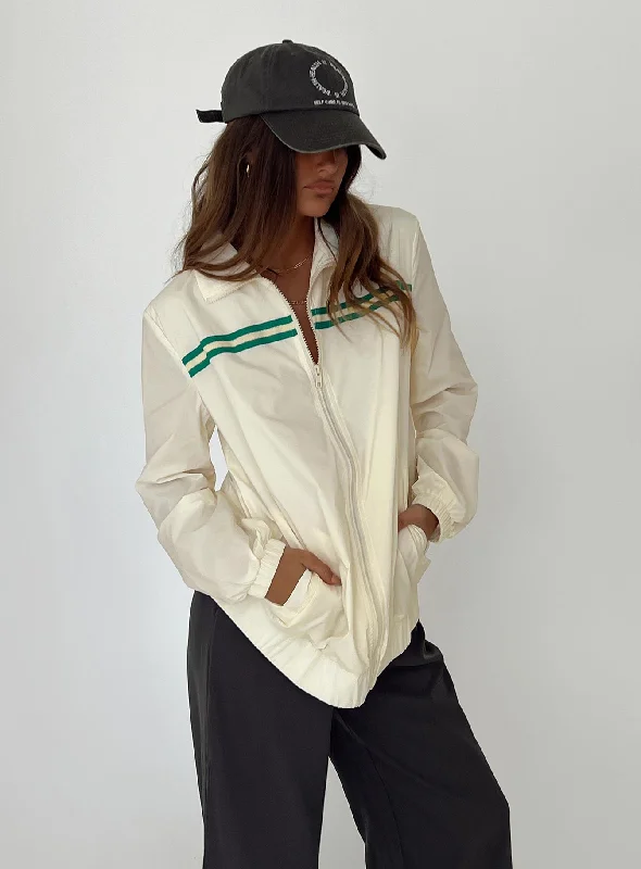 Kenni Jacket Cream Wool Jacket Cashmere Jacket Tweed Jacket