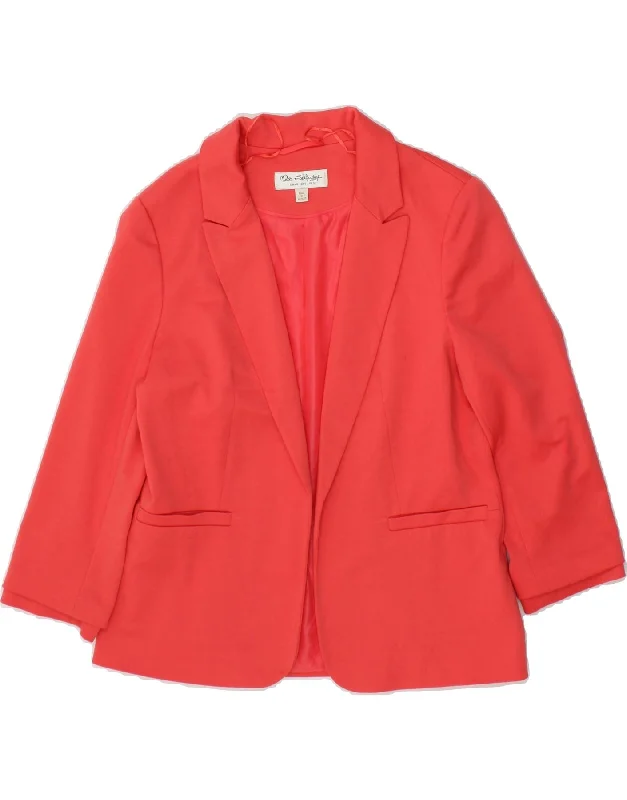 MISS SELFRIDGE Womens Blazer Jacket UK 12 Medium Red Polyester Anorak Shell Jacket Lightweight Jacket MISS SELFRIDGE Womens Blazer Jacket UK 12 Medium Red Polyester Anorak Shell Jacket Lightweight Jacket