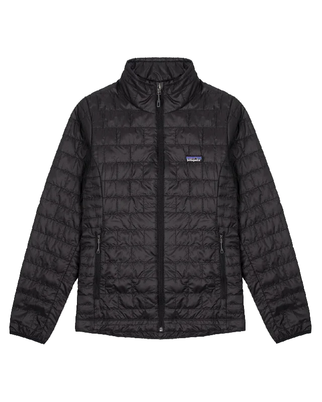 Patagonia Nano Women's Puff Jacket - Black Belted Jacket Elasticated Jacket Padded Jacket Patagonia Nano Women's Puff Jacket - Black Belted Jacket Elasticated Jacket Padded Jacket