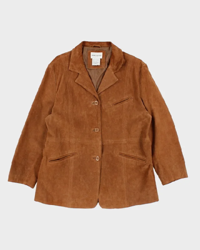 Vintage Premier Collection Brown Leather Jacket - XL Satin Jacket Silk Jacket Chiffon Jacket Vintage Premier Collection Brown Leather Jacket - XL Satin Jacket Silk Jacket Chiffon Jacket