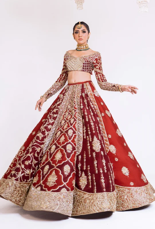 Indian Bridal Dress in Royal Lehenga and Choli Style
