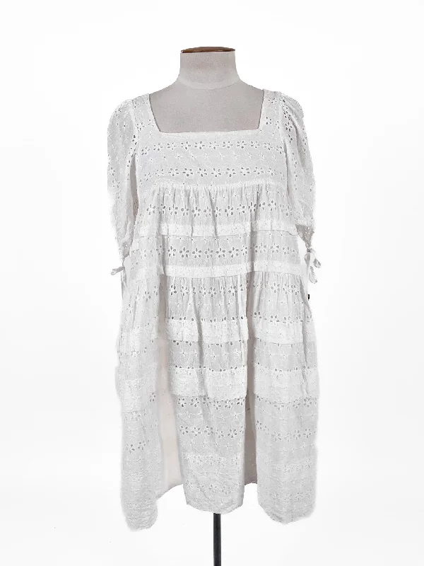 Harni | White Casual Dress | Size 8