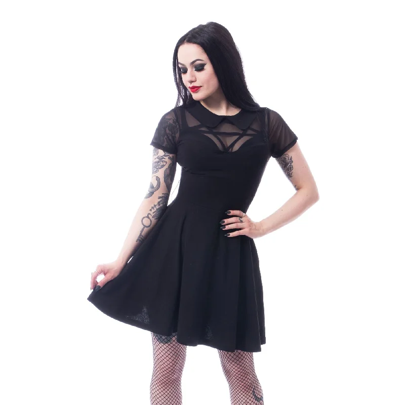HEXED DRESS - BLACK