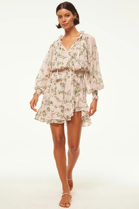 Misa Los Angeles - Almaha Dress in White Sage Botanica