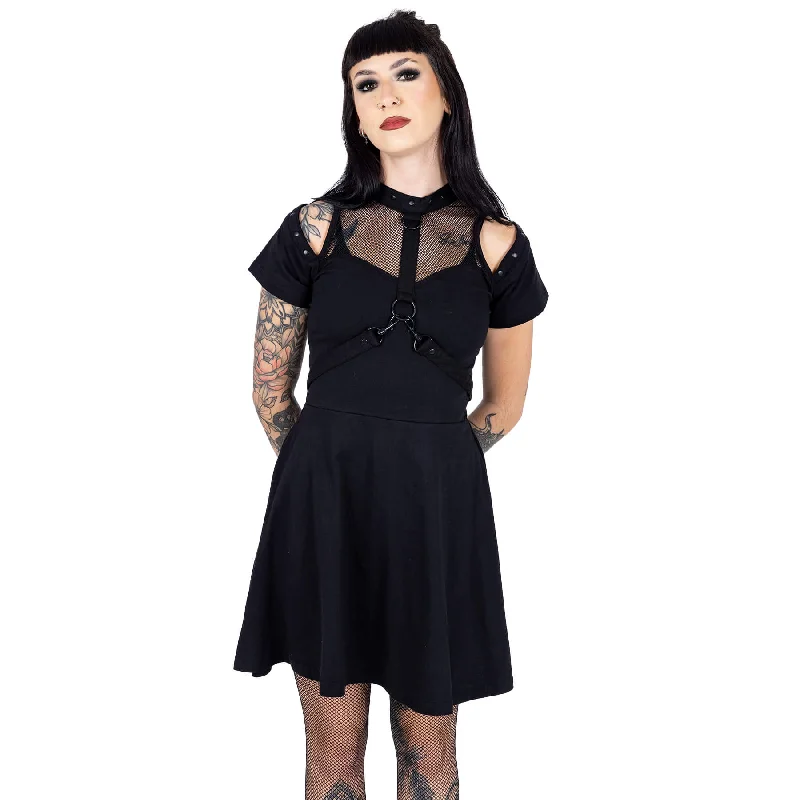 MYKA DRESS - BLACK