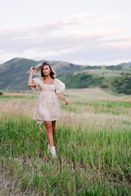 Naomi Dress in Taupe