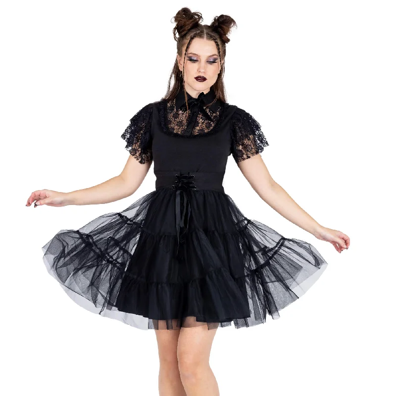 NEVERMORE DRESS - BLACK
