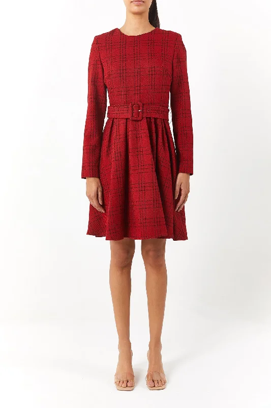 Renau Dress | Red