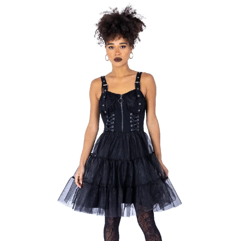 SELKIE DRESS - BLACK