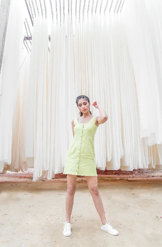 The Jade Denim Dress