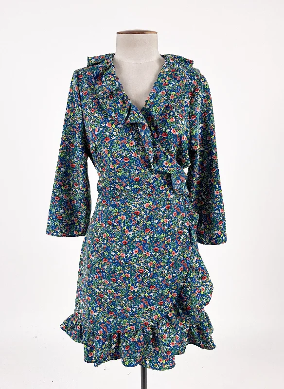Topshop | Multicoloured Casual/Workwear Dress | Size 14