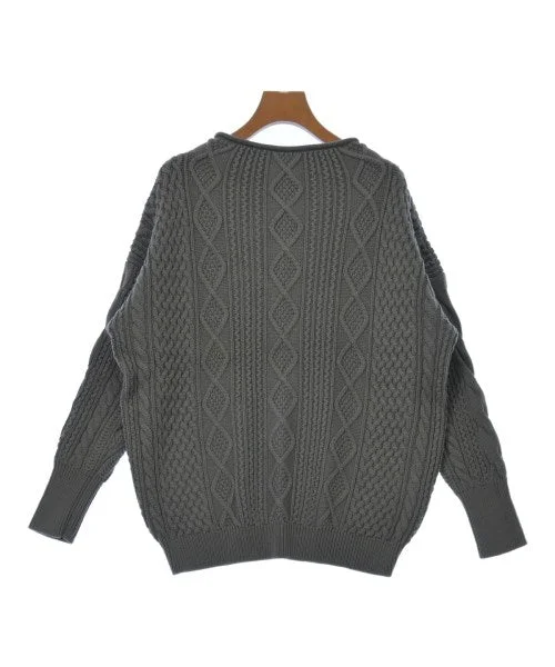 BATONER Sweaters Real Fur Shearling Chenille