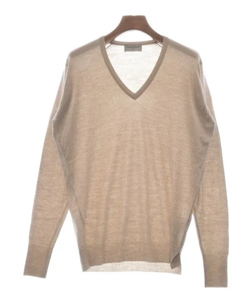 JOHN SMEDLEY Sweaters Mesh Fabric Canvas Fabric Denim Fabric