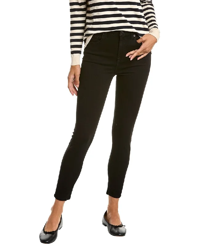 7 For All Mankind Aubrey Super High-Waist Rinse Skinny Jean Fashionable Straight Fit Denim 7 For All Mankind Aubrey Super High-Waist Rinse Skinny Jean Fashionable Straight Fit Denim