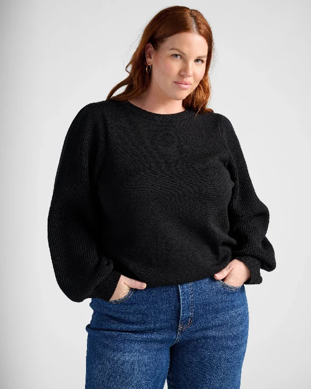 Plus Size Pacific Puff Shoulder Crew Neck Sweater Chenille Fabric Brocade Fabric Lace Fabric Plus Size Pacific Puff Shoulder Crew Neck Sweater Chenille Fabric Brocade Fabric Lace Fabric