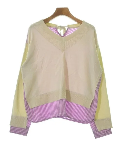 NOLLEY'S Light Sweaters High Neck Crew Neck V-Neck