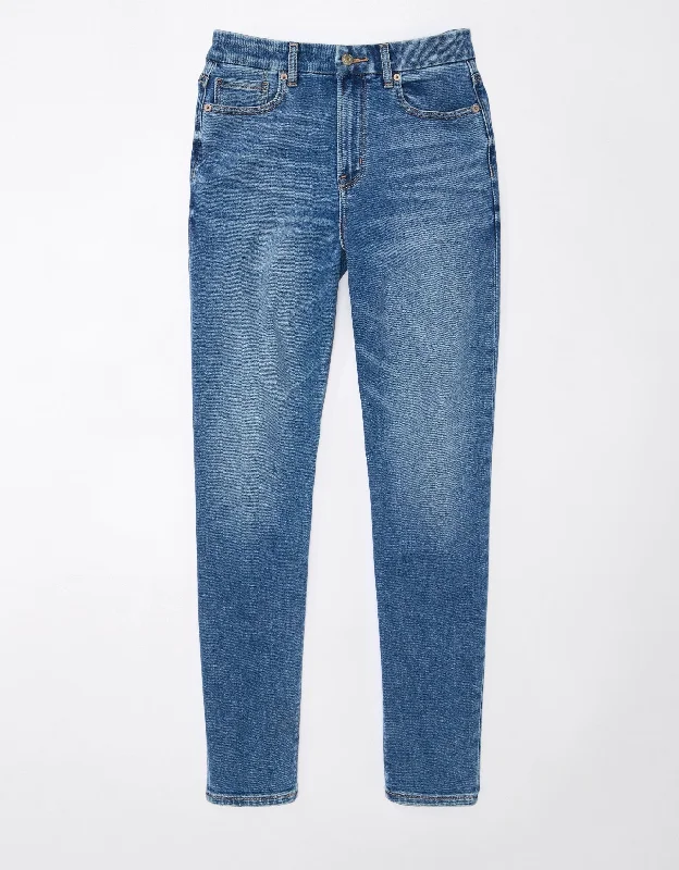 AE Stretch Curvy Mom Jean Cozy Relaxed Fit Jeans