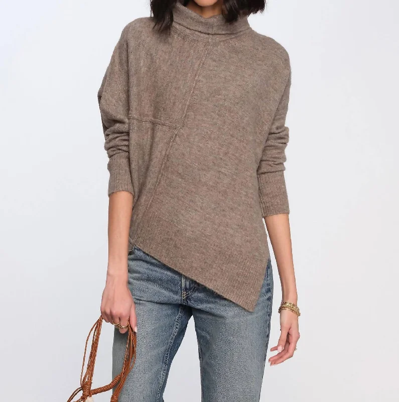 Aska Sweater In Moss Modern Contemporary Chic
